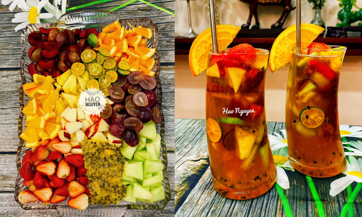 Cách làm trà hoa quả nhiệt đới đơn giản tại nhà
