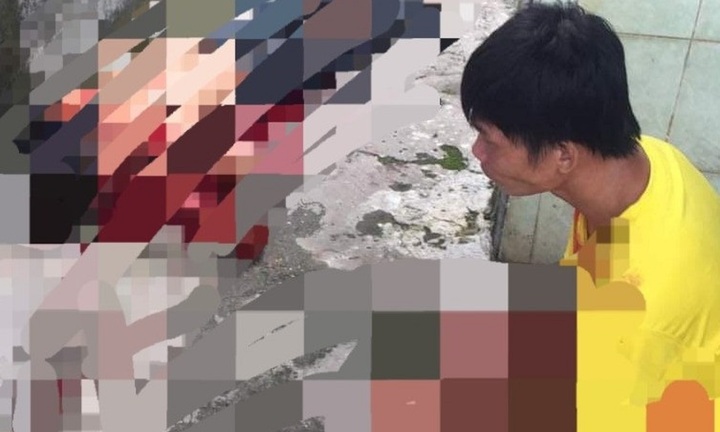 Đâm chết bạn nhậu, thanh niên ngồi bên thi thể chờ công an bắt giữ