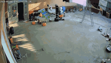 'Anh hùng' 3 tuổi dùng sức mạnh nâng chiếc thang giải cứu bà ngoại