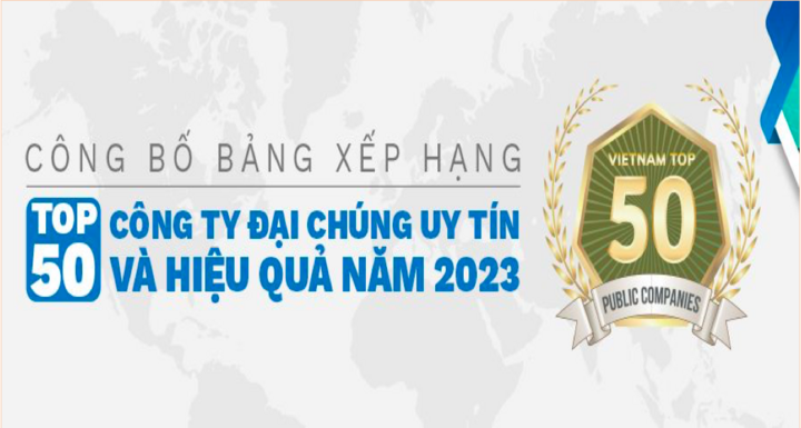 PVTrans được vinh danh Top 50 Công ty đại chúng uy tín và hiệu quả năm 2023