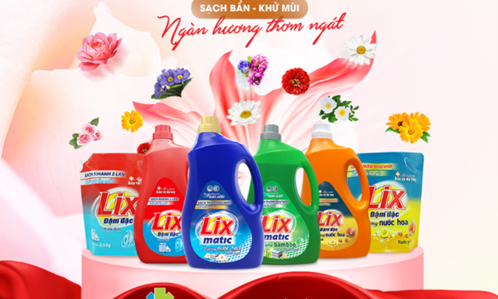 Nước giặt Lix: Lựa chọn hàng đầu của phụ nữ Việt