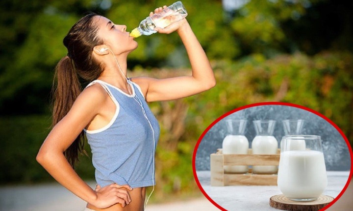 Có nên uống sữa trước khi chạy bộ?