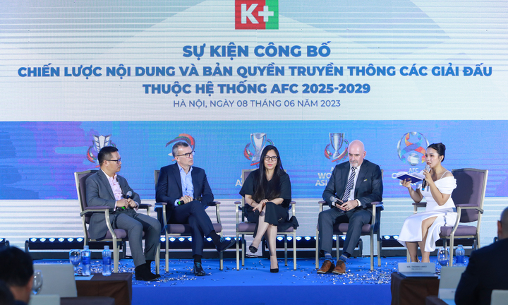 K+ ký thỏa thuận độc quyền với Liên đoàn Bóng đá châu Á tại Việt Nam
