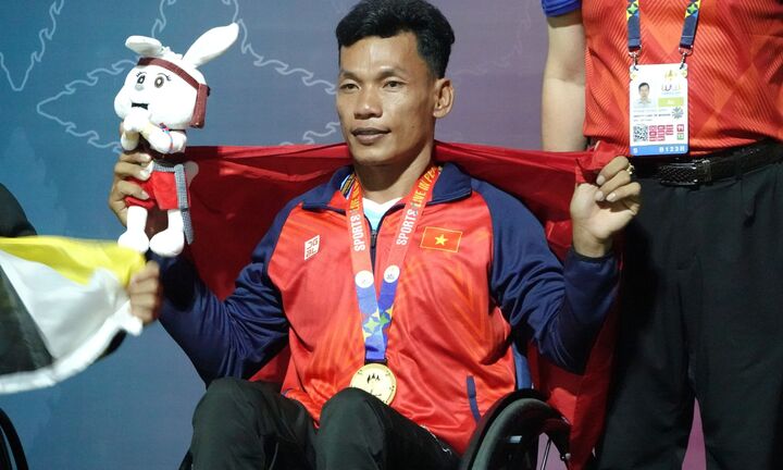 Giành 66 HCV, đoàn Việt Nam đứng thứ ba ASEAN Para Games 12