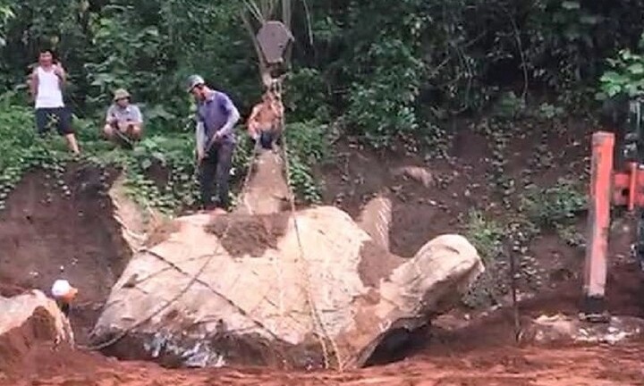 Xôn xao tảng đá hình con rùa được trả giá 1 tỷ đồng ở Nghệ An