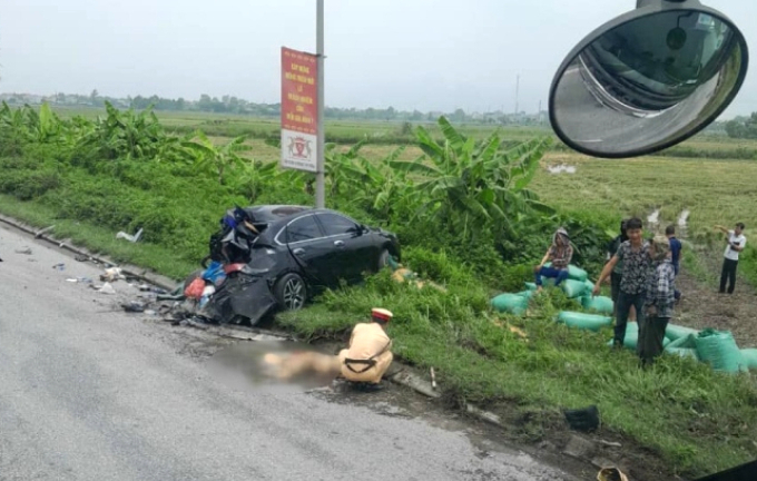 Bị xe đầu kéo tông khi đang làm nhiệm vụ, một cán bộ CSGT Hà Nam hy sinh