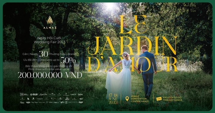 Khám phá trọn vẹn hệ sinh thái dịch vụ cưới tại Almaz Wedding Fair 2023