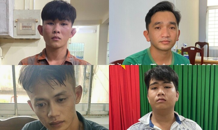 Kiên Giang: Bắt nhóm đối tượng dùng hung khí dàn cảnh bắt người, ép viết giấy nợ