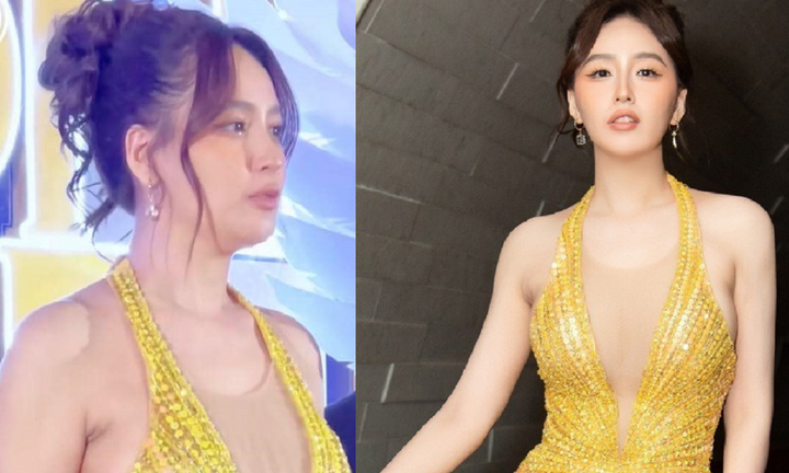 Hoa hậu Mai Phương Thúy lộ vóc dáng mũm mĩm ở sự kiện, khác hẳn ảnh tự đăng