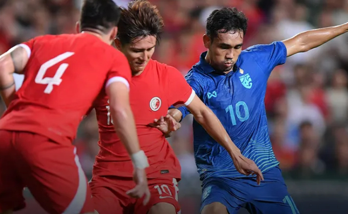 Tuyển Thái Lan thắng chật vật Hong Kong