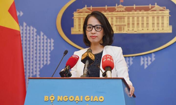 Bộ Ngoại giao xác nhận thông tin tàu sân bay Mỹ đến Việt Nam