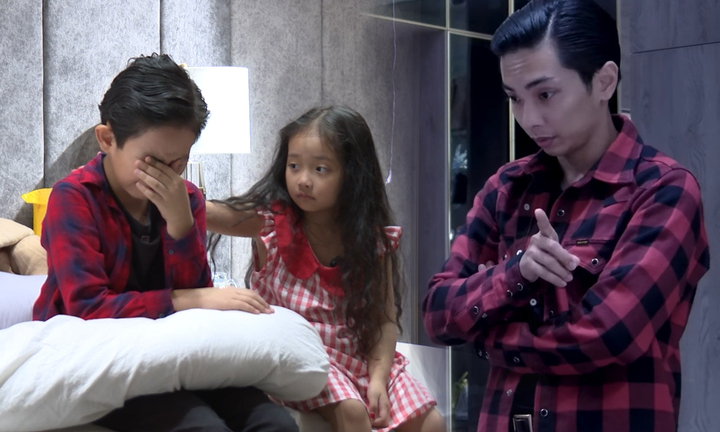 Phan Hiển làm con trai khóc nức nở với thái độ ‘căng như dây đàn'