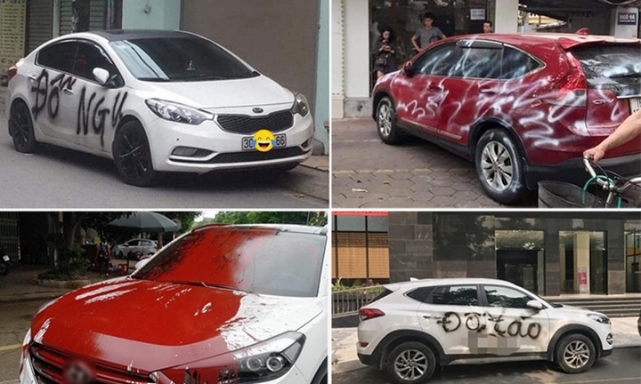 Đập phá, tạt sơn xe ô tô vì đỗ trước cửa nhà: Coi chừng lĩnh án 20 năm tù