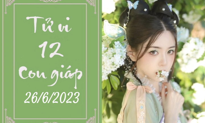 Tử vi vui 12 con giáp hôm nay ngày 26/6/2023: Tý khó khăn, Tỵ phiền phức