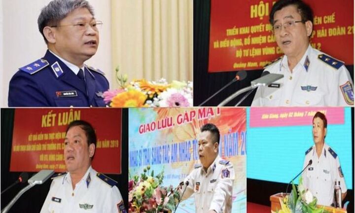 5 cựu tướng cảnh sát biển tham ô 50 tỷ đồng hầu toà