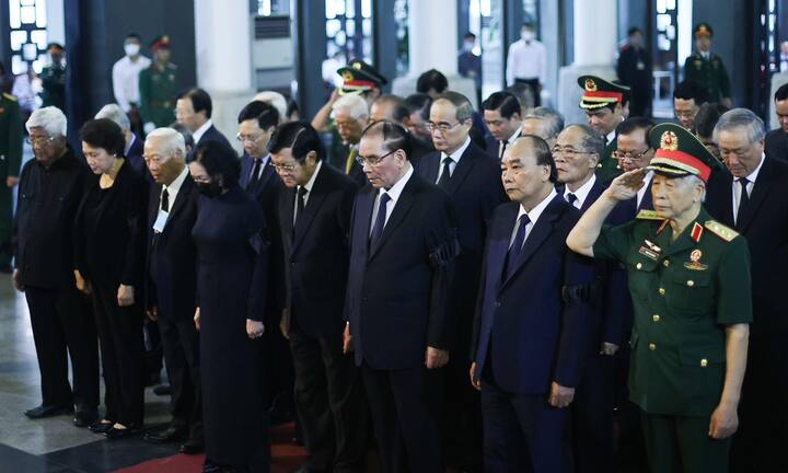 Lãnh đạo Đảng, Nhà nước tiễn đưa nguyên Phó Thủ tướng Vũ Khoan