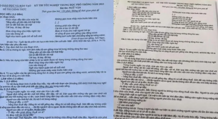 Vụ phát tán đề thi môn Ngữ Văn: Xác định thí sinh tại tỉnh Cao Bằng