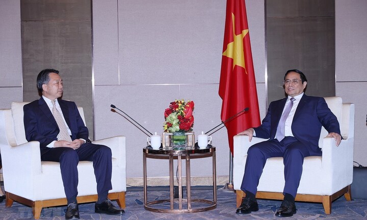 Thủ tướng Phạm Minh Chính gặp mặt các nhân sỹ hữu nghị Trung Quốc