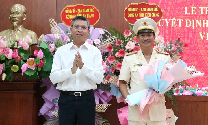 Đại tá Nguyễn Nhật Trường làm Phó giám đốc Công an tỉnh Kiên Giang