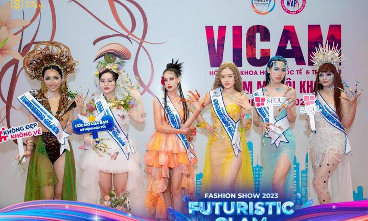 Seoul Academy gây ấn tượng với 'Fashion Show - FUTURISTIC GLAM' tại VICAM 2023