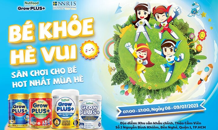 Nutifood GrowPLUS+ ra mắt 'sân chơi' hot nhất mùa hè cho trẻ em Việt
