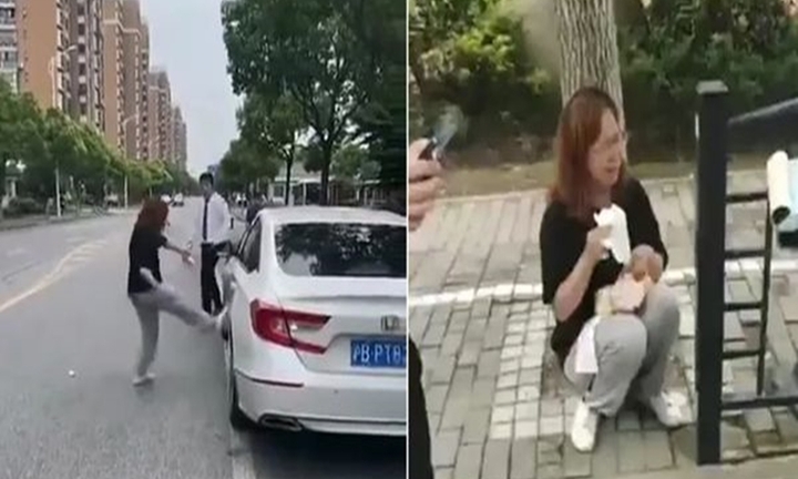 Cô gái nổi điên đập phá taxi khi tài xế từ chối đề nghị 'tình một đêm'