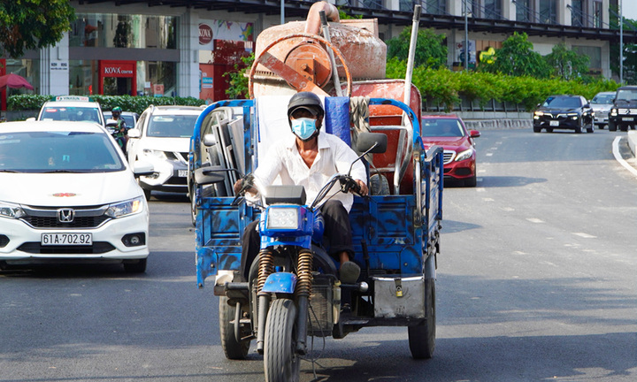 Xe ba gác có bị cấm lưu thông không? 
