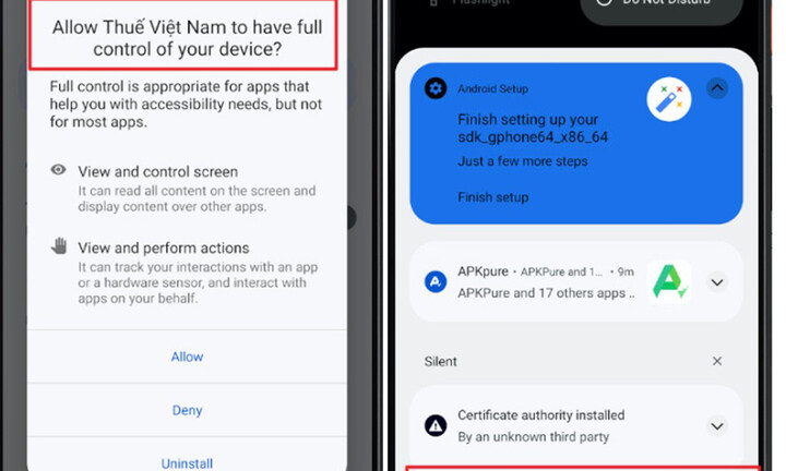 Đã có người dùng Việt bị mất tiền tỷ vì cài phần mềm giả mạo