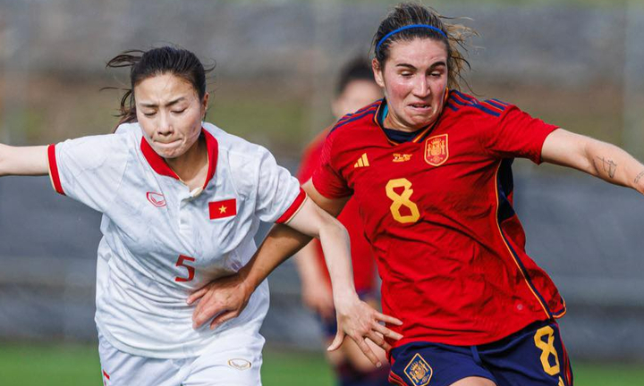 Đội tuyển nữ Việt Nam thua Tây Ban Nha 0-9