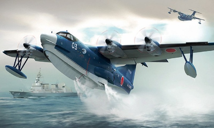 Thủy phi cơ chữa cháy cỡ lớn ở Trung Quốc