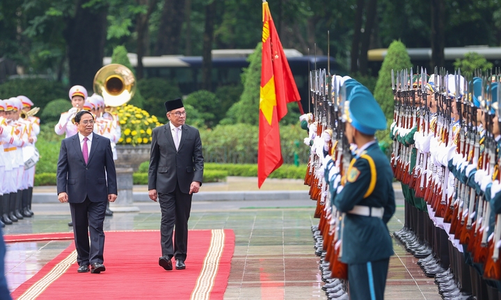 Toàn cảnh Lễ đón Thủ tướng Malaysia thăm chính thức Việt Nam