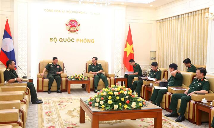 Hợp tác Quốc phòng Việt Nam - Lào tiếp tục được triển khai hiệu quả