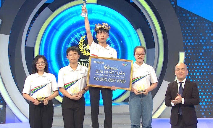 Nam sinh Quảng Bình lập kỷ lục tổng điểm Đường lên đỉnh Olympia 2023