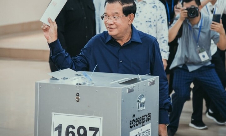 Đảng của ông Hun Sen trên đường giành thắng lợi áp đảo
