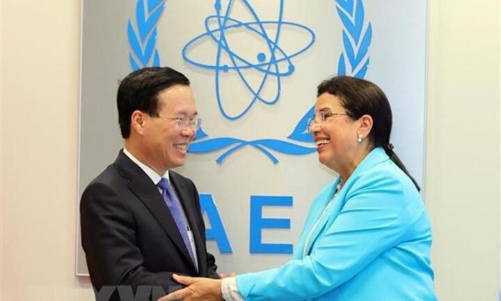 Chủ tịch nước Võ Văn Thưởng gặp Quyền Tổng Giám đốc IAEA