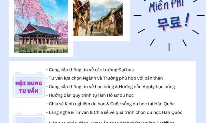 Du học Hàn Quốc dễ dàng cùng Trung tâm Ngôn ngữ tiếng Hàn tại TP.HCM