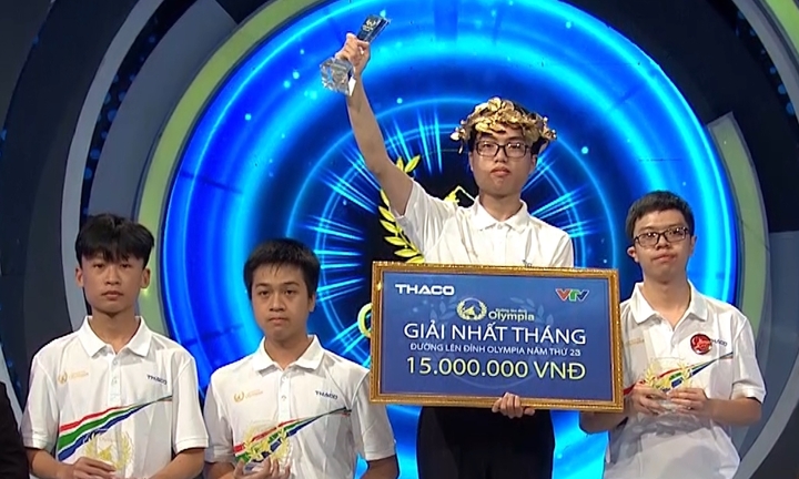 Nam sinh Hải Phòng lội ngược dòng ngoạn mục giành vòng nguyệt quế Olympia