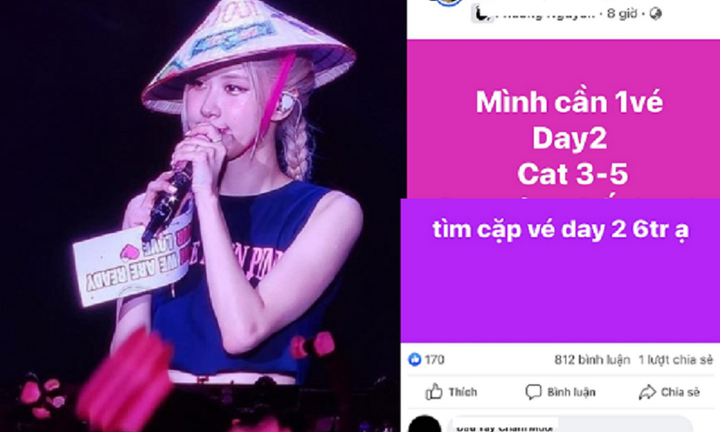 Quá phấn khích, khán giả đổ xô săn lùng vé concert BLACKPINK đêm thứ 2