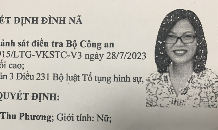 Quyết định đình nã đối với trưởng bộ phận tài chính Công ty AIC