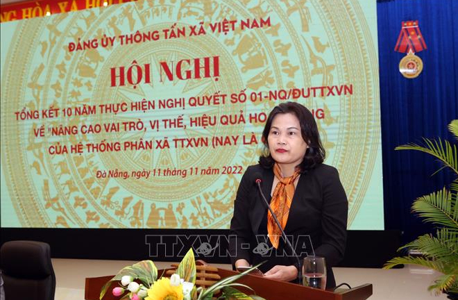 Bà Nguyễn Thị Sự được bổ nhiệm giữ chức Phó Tổng Giám đốc Thông tấn xã Việt Nam