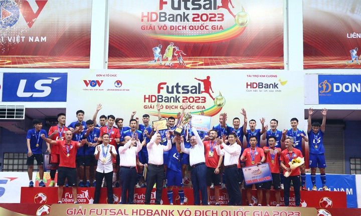 Giải Futsal HDBank 2023 khép lại thành công rực rỡ