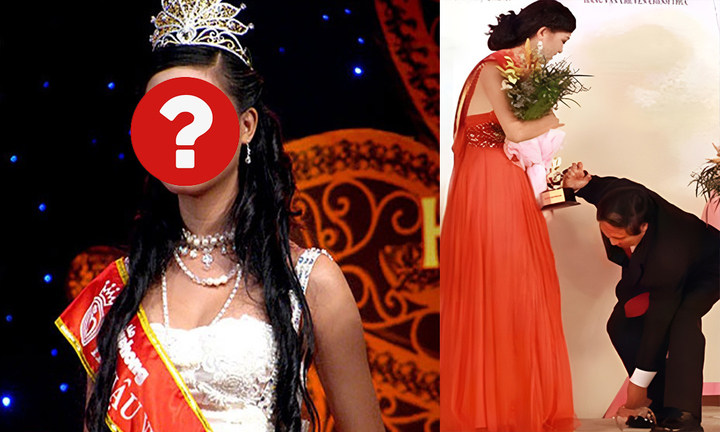 Hoa hậu Việt Nam nào từng đánh rơi vương miện ngay đêm đăng quang?