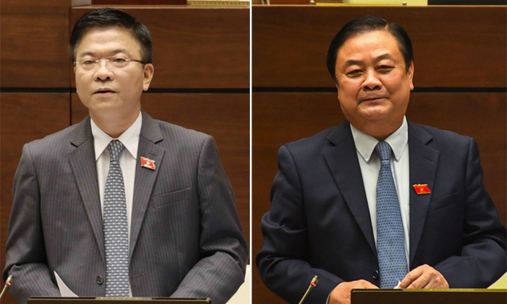 Hôm nay, hai Bộ trưởng Lê Thành Long và Lê Minh Hoan đăng đàn trả lời chất vấn