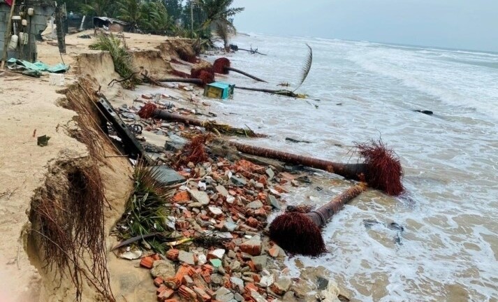 Đầu tư 42 triệu Euro xây công trình chống xói lở bờ biển Hội An