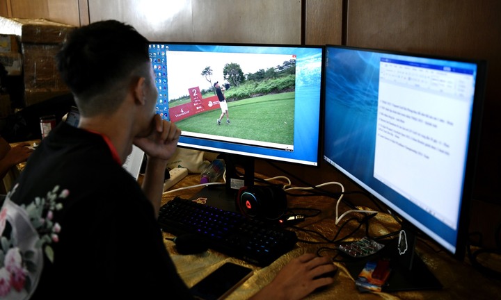 Công nghệ truyền hình hiện đại tại Giải Vô địch Golf Quốc gia 2023