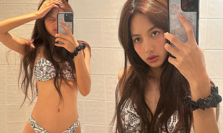 Lisa (BLACKPINK) xả loạt ảnh bikini sau tin đồn hẹn hò con trai tỷ phú giàu nhất thế giới