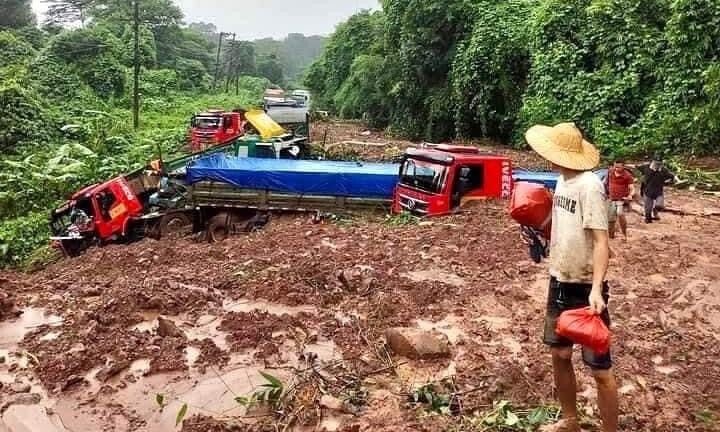 Tìm thấy thi thể tài xế người Việt trong vụ sạt lở ở Lào
