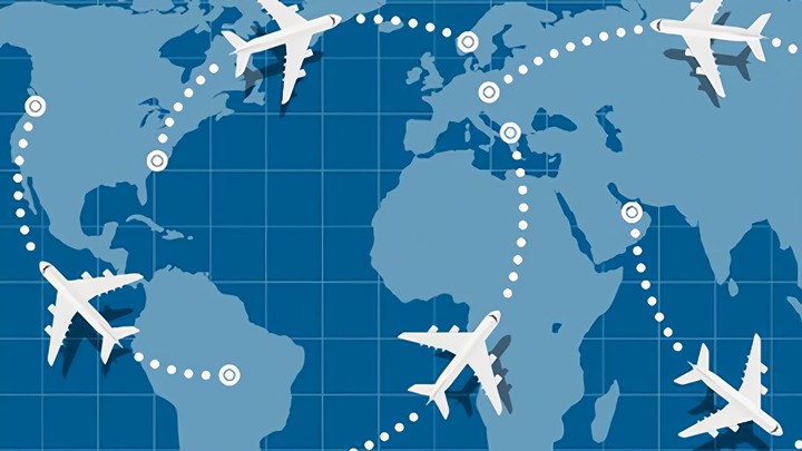 Vì sao máy bay không bay thành đường thẳng để tiết kiệm nhiên liệu? 