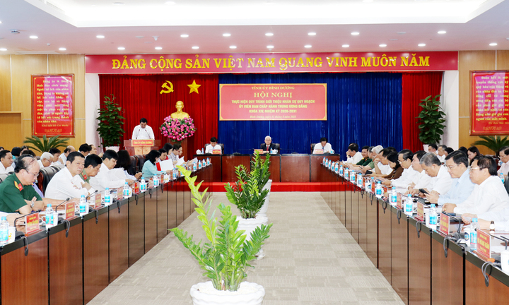 Bình Dương giới thiệu quy hoạch BCH Trung ương Đảng khóa XIV