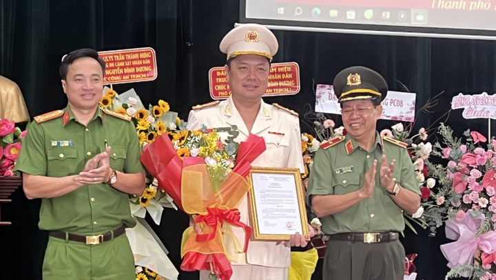 Thượng tá Nguyễn Đình Dương giữ chức Phó Giám đốc Công an TP.HCM